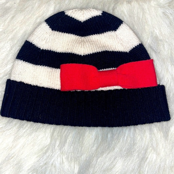 kate spade Accessories - Kate Spade Bow Knit Hat